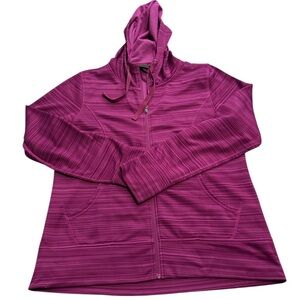 Stillwater Supply Women's Pink Long Sleeve Full Zip Hooded Sweatshirt Size Xl